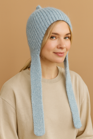 Чепчик Алана IF8611 голубой меланж